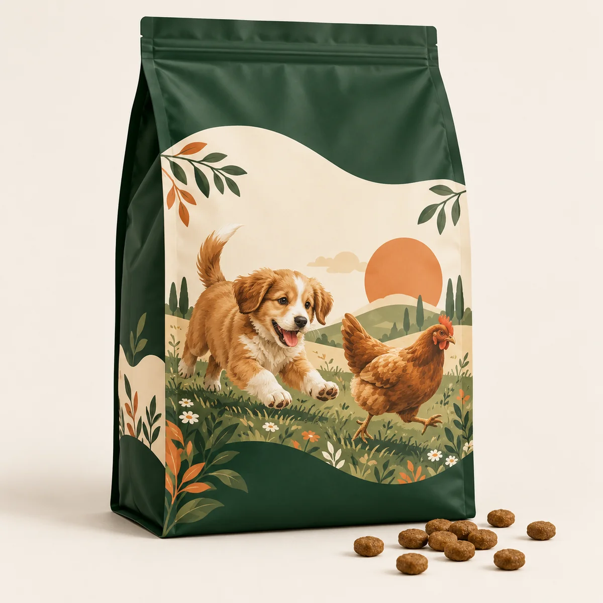 Csirke & Rizs Puppy 3 kg (mintatermék, mesterséges intelligenciával készült kép)