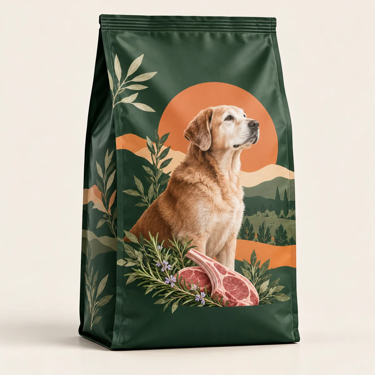 Bárány & Rozmaring Senior 7 kg (mintatermék, mesterséges intelligenciával készült kép)