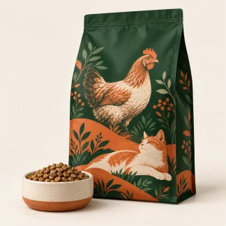 Bajusz Indoor Csirke 4 kg (mintatermék, mesterséges intelligenciával készült kép)